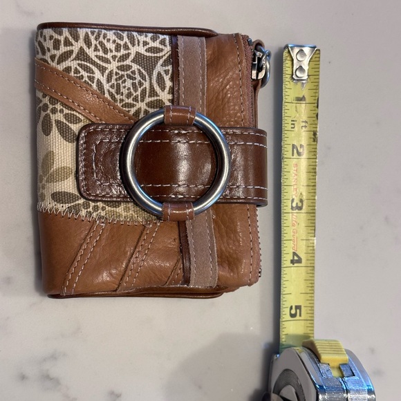 Small fossil leather and print wallet - Picture 5 of 6